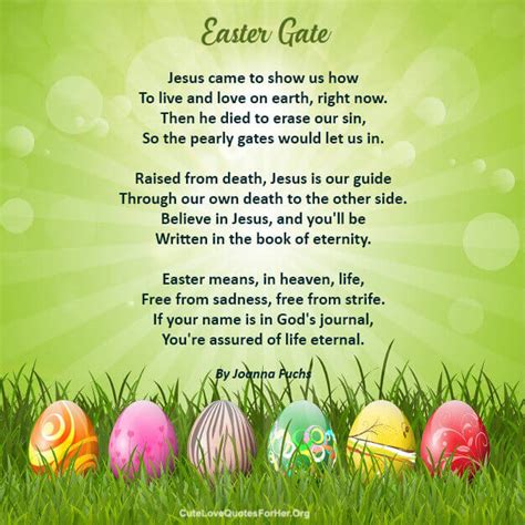happy easter poems quotes